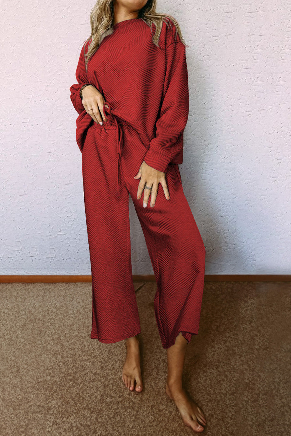Slouchy Textured Set FB