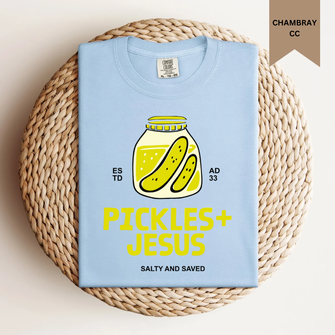 Pickles + Jesus Tee.