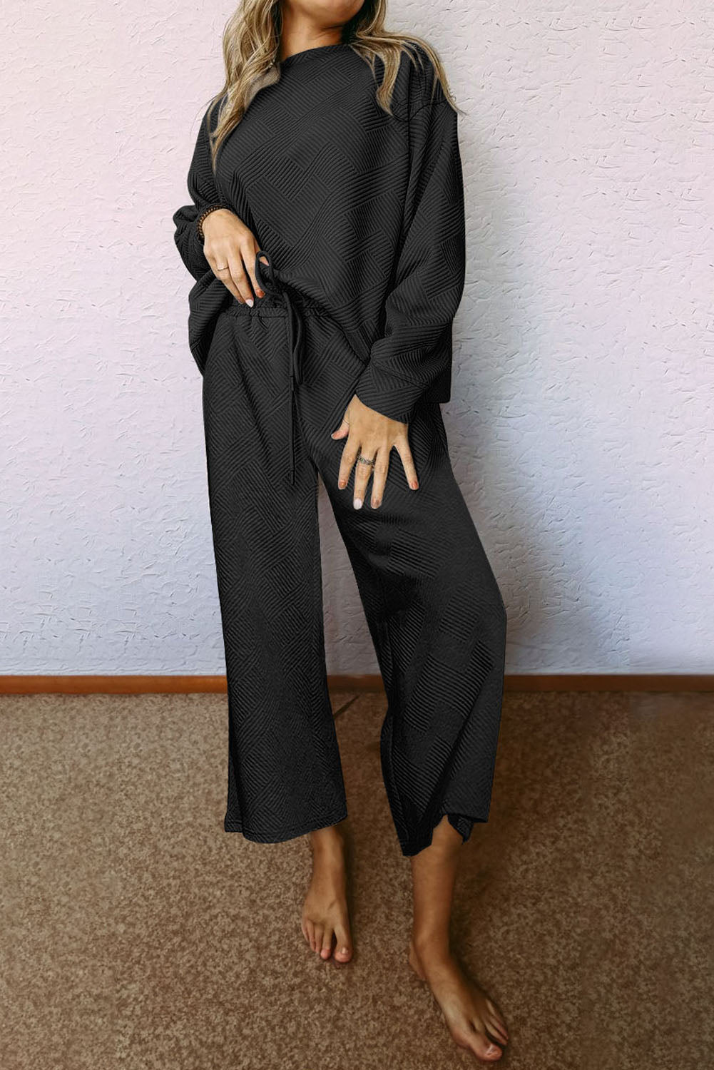 Slouchy Textured Set FB