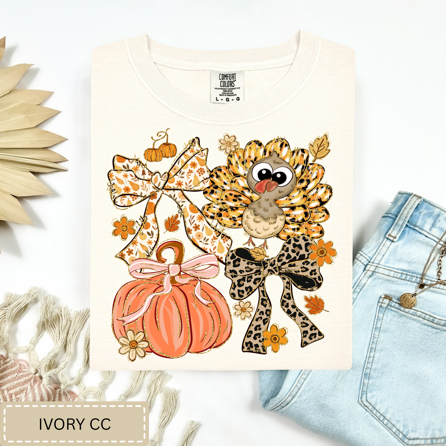 Thanksgiving Coquette Tee.