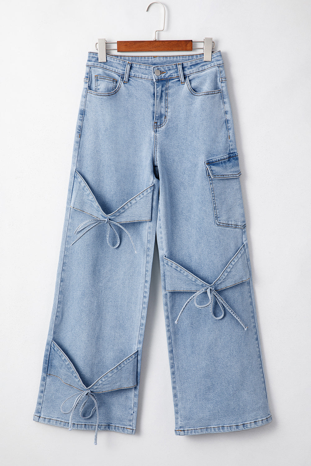 Bowknot Boyfriend Cargo Jeans RTS