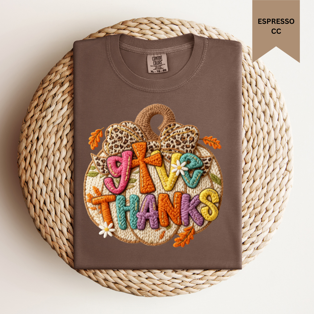Give Thanks (Pumpkin) Tee.