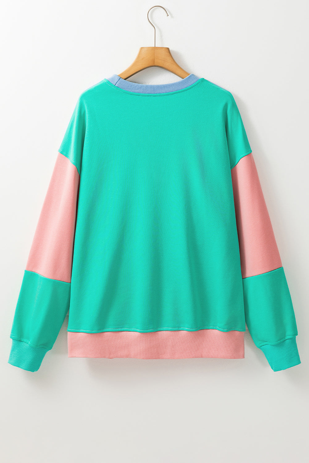 Colorblock Patchwork Pullover LT