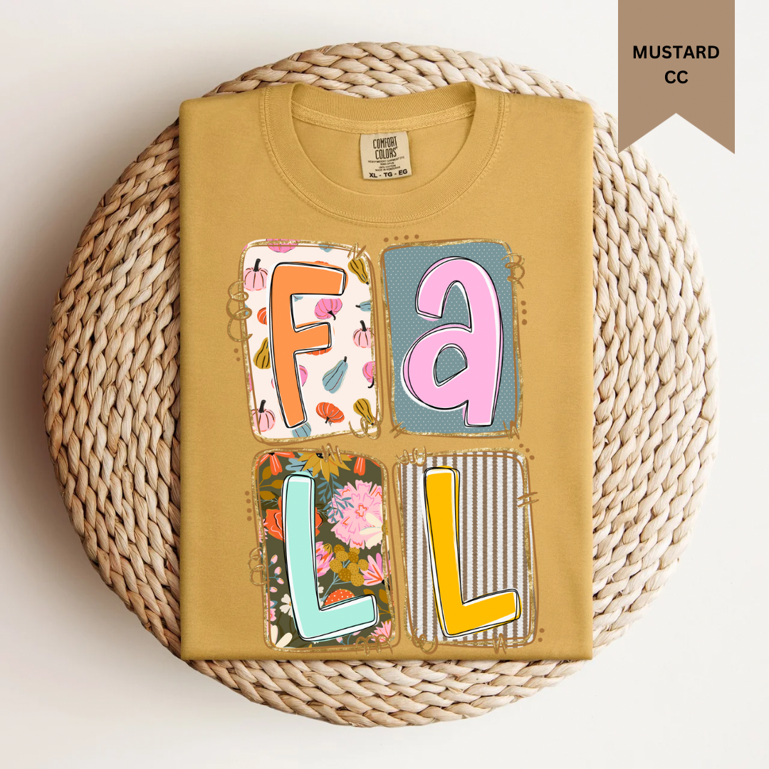 Fall Patchwork Tee.