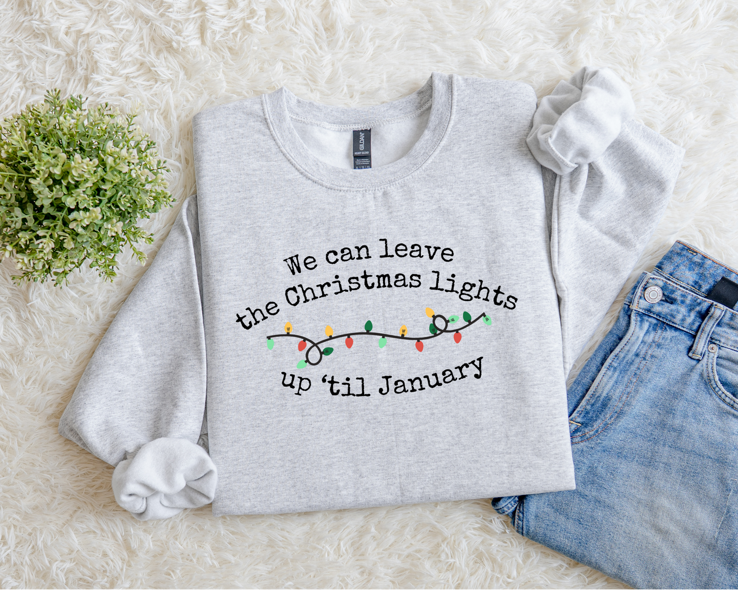 Christmas Lights Sweatshirt.
