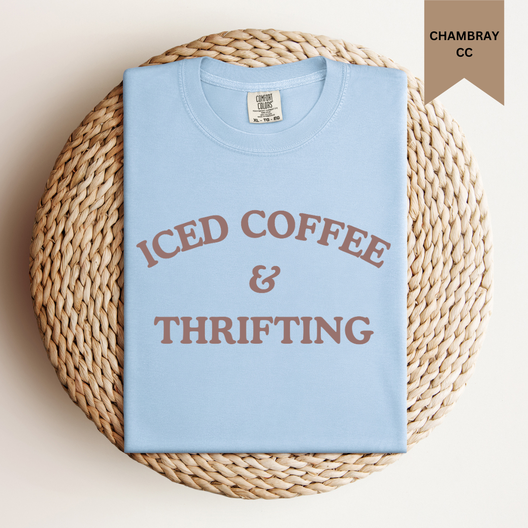 Iced Coffee & Thrifting Tee.
