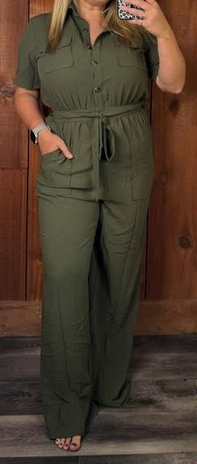 Olive Jumpsuit