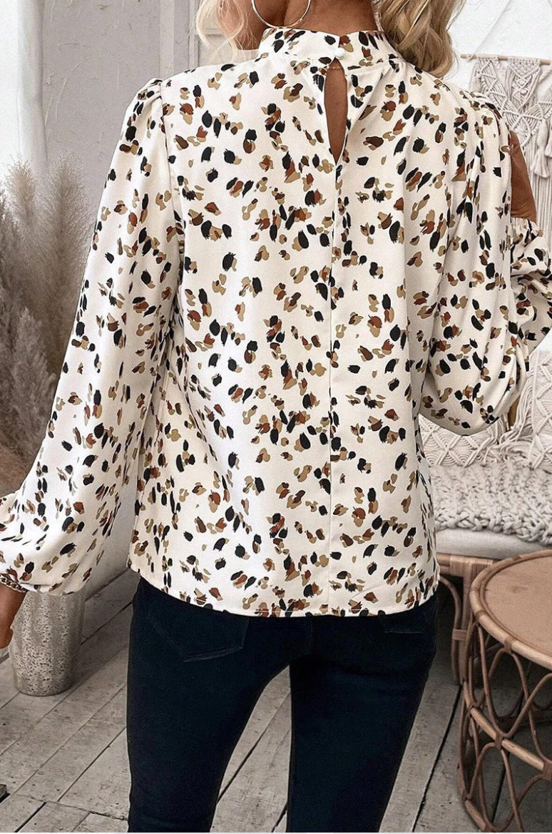 Cheetah Formal Blouse