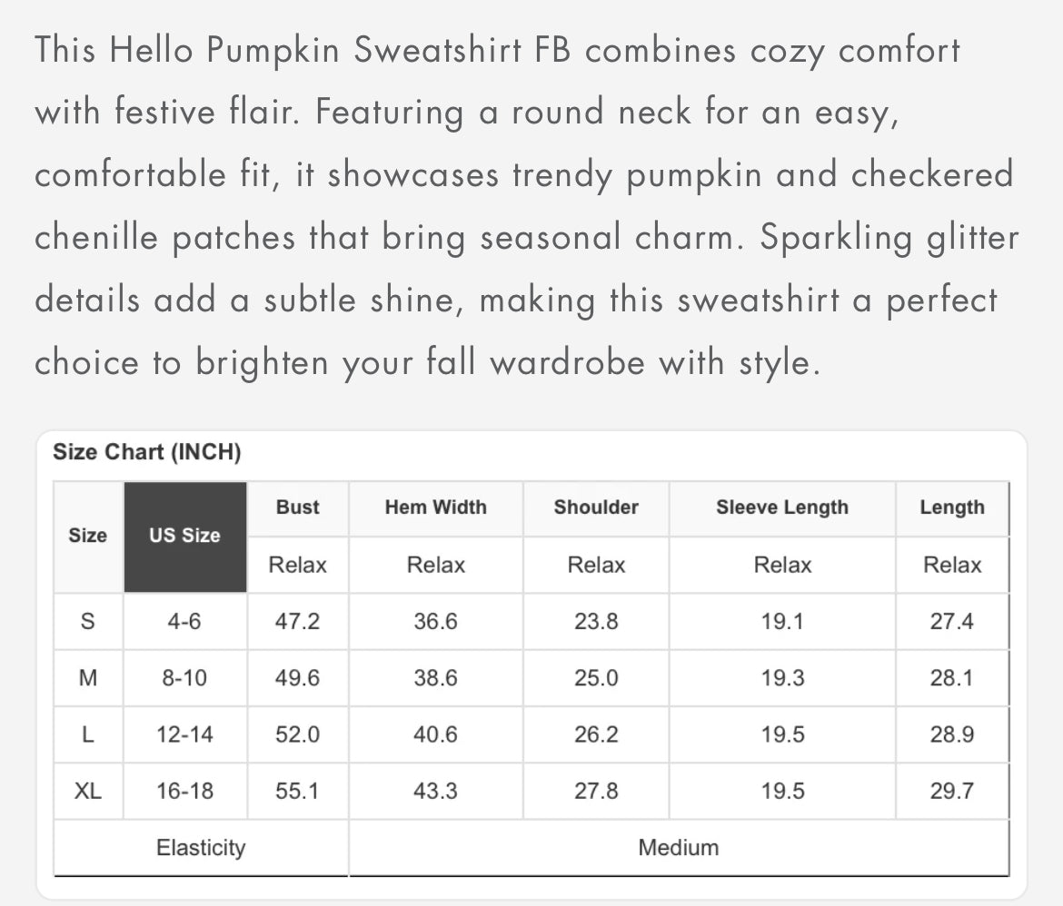 Hello Pumpkin Sweatshirt