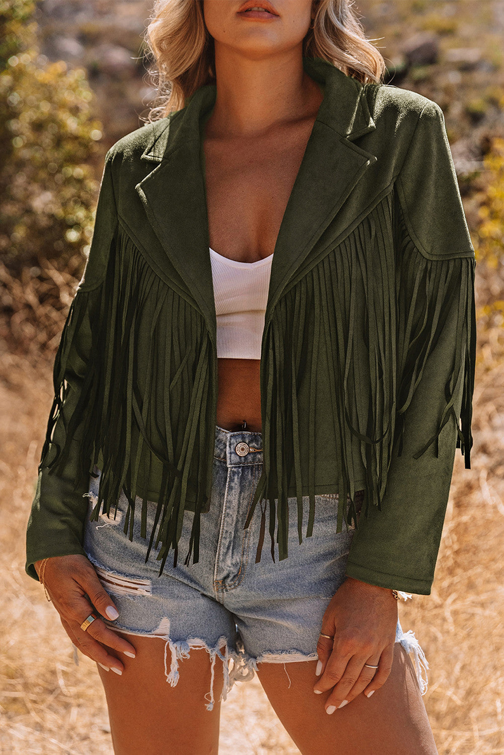 Green Tassel Jacket FB