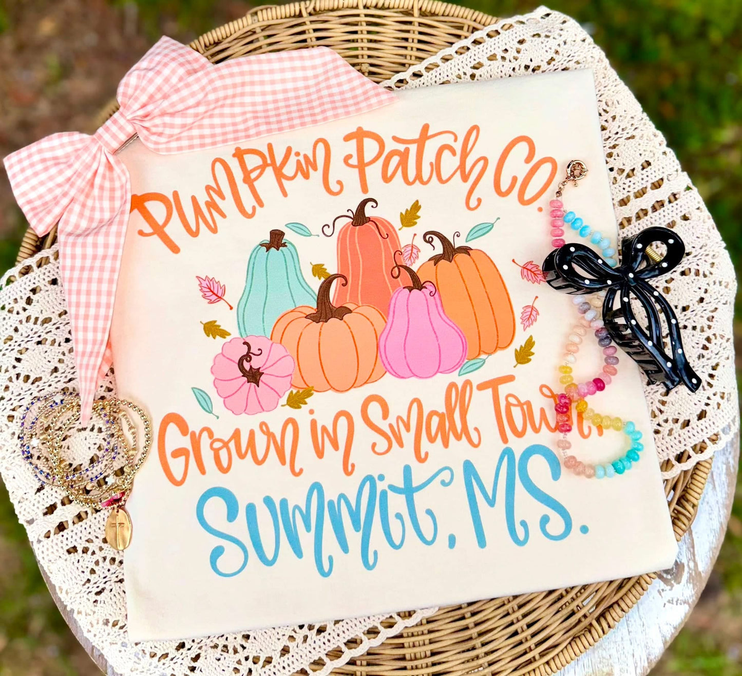 Custom Pumpkin Patch Co Small Town Tee.