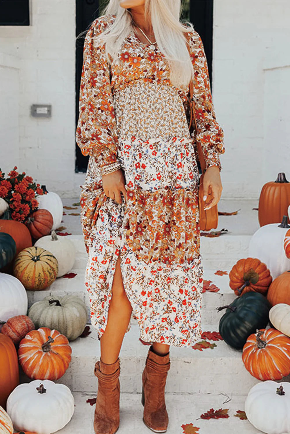Fall Floral Maxi