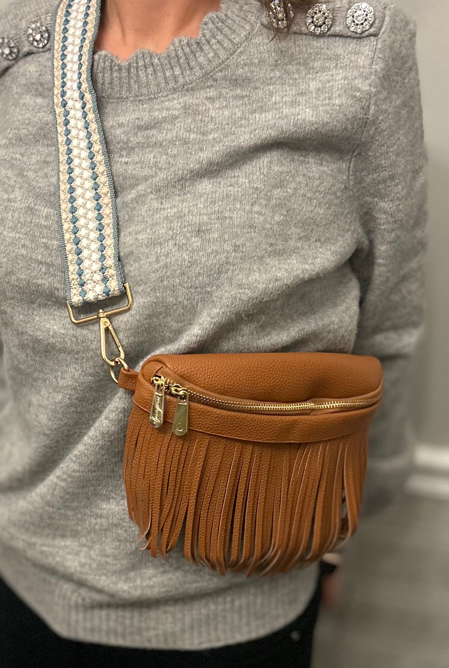 Fringe Crossbody