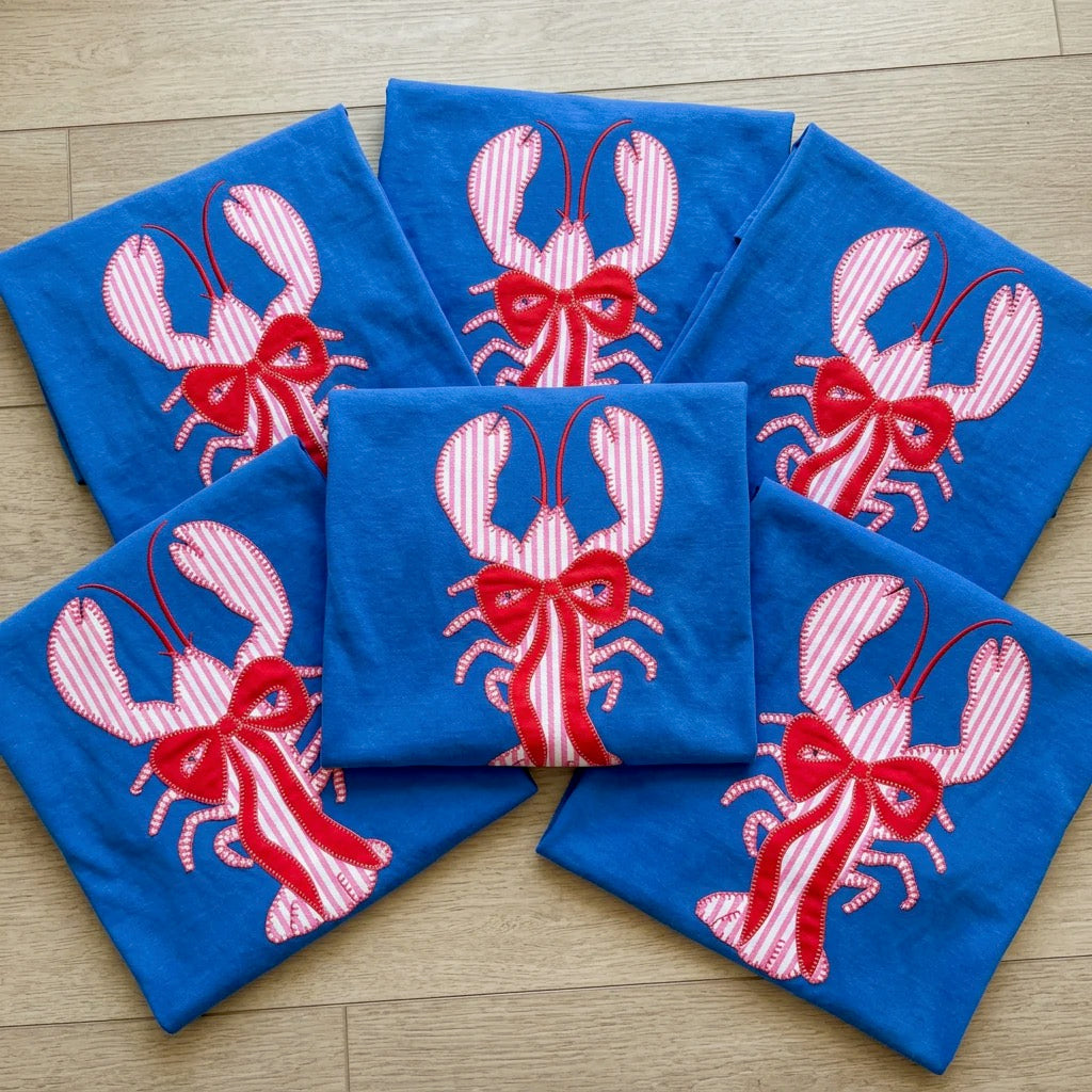 Coquette Lobster Bow Tee.