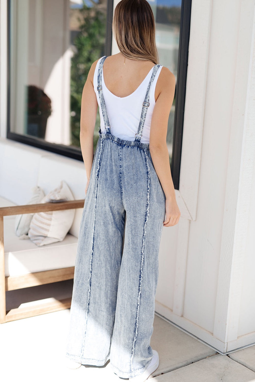 Denim Mineral Washed Overalls RTS