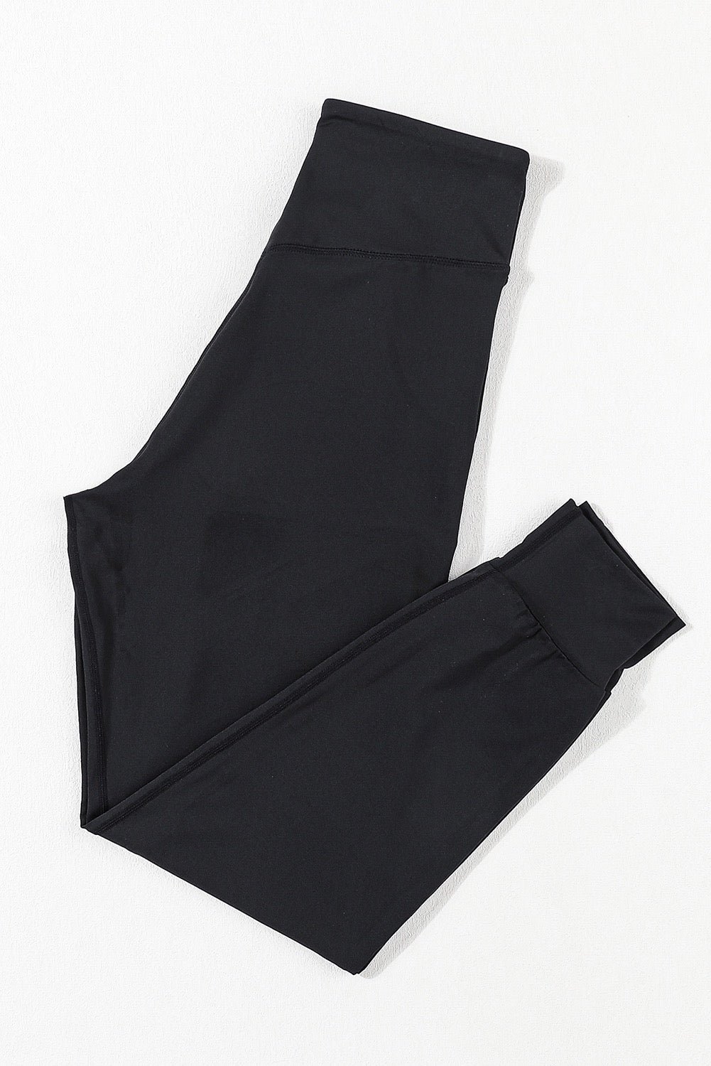 Black Casual Fall Joggers FB