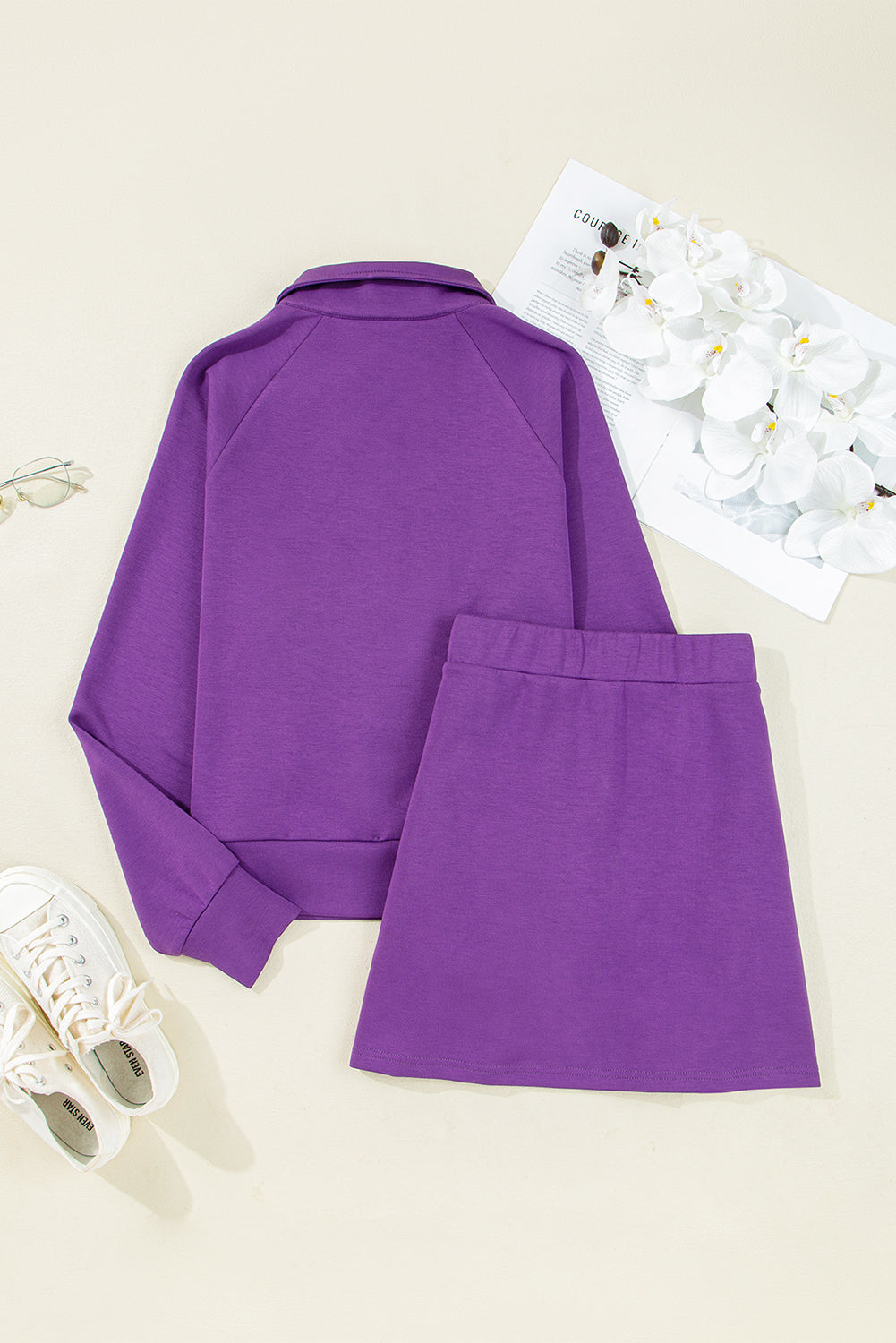 Sporty Pullover Skirt Set *multiple colors* FB