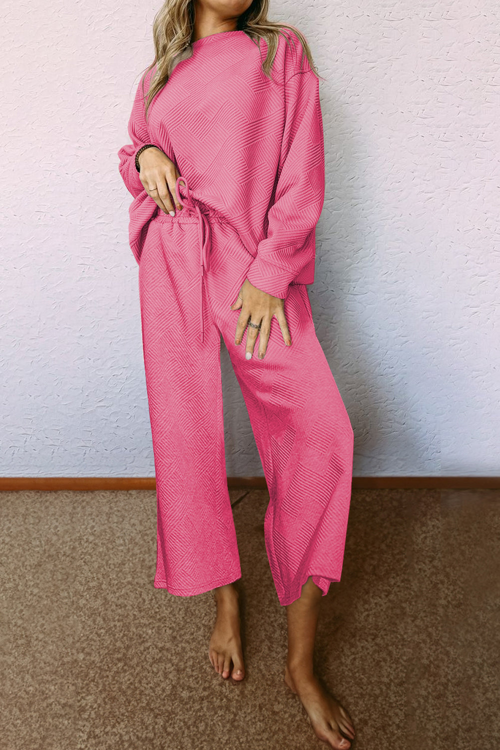 Slouchy Textured Set FB