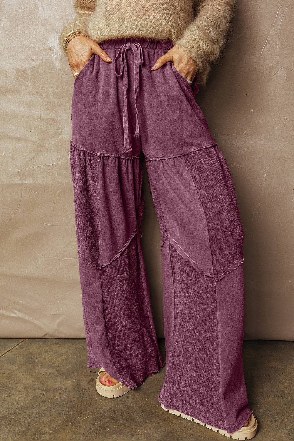 Mineral Wash Drawstring Pants RTS
