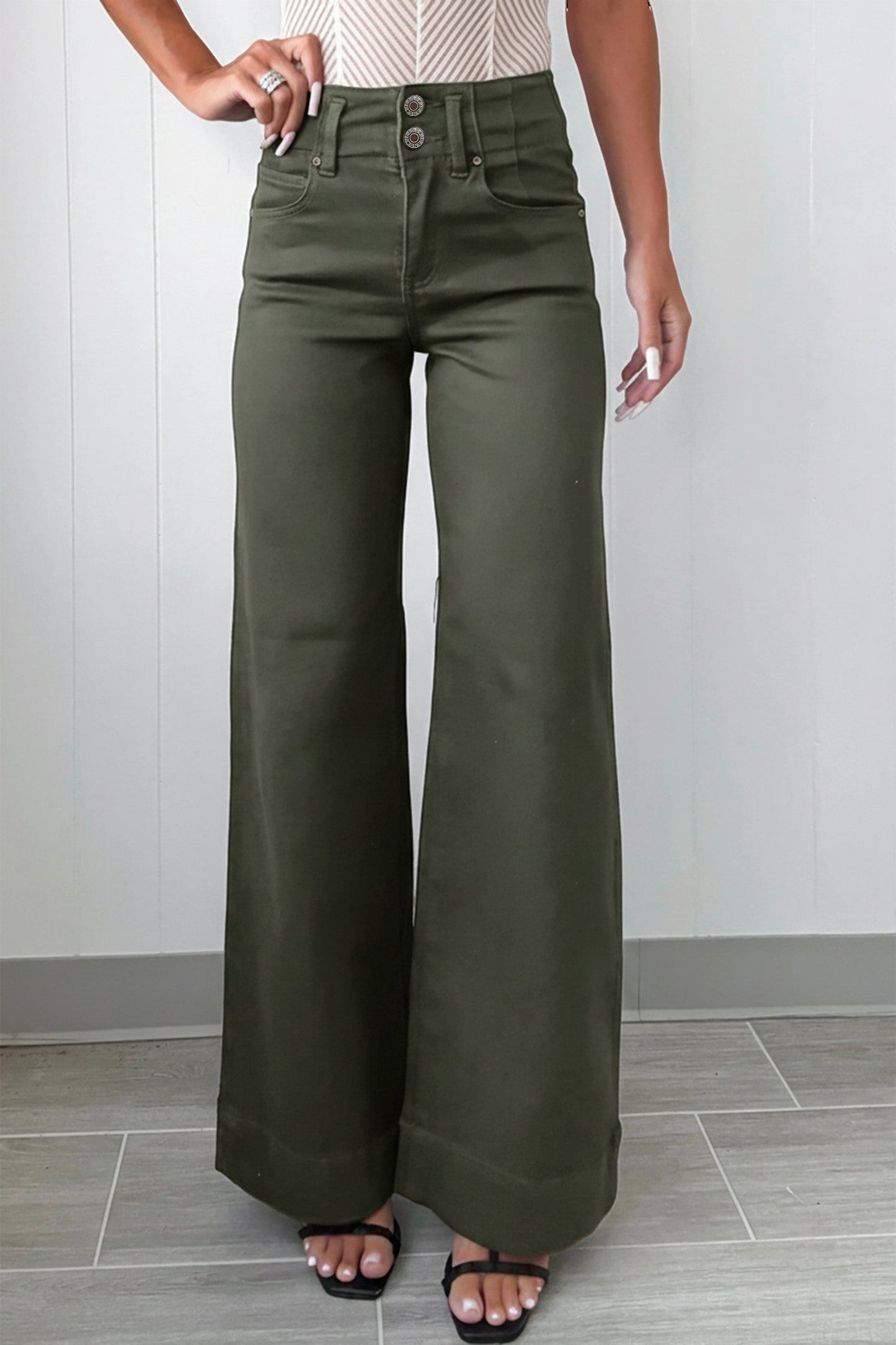 High Waist Flares