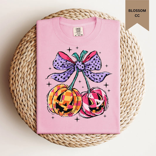 Jack-O-Lantern Cherries Tee.