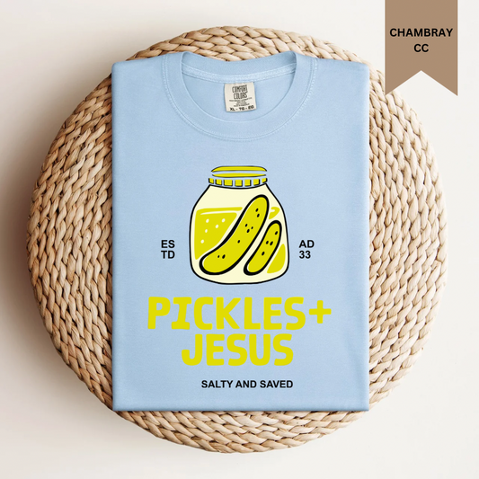 Pickles + Jesus Tee.
