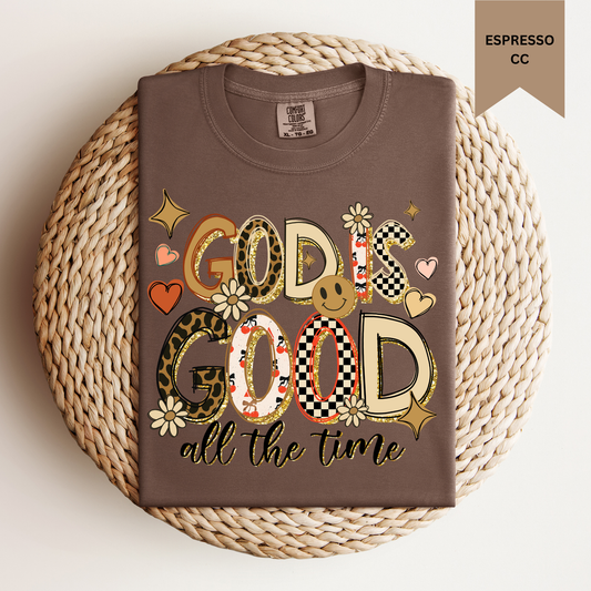 God is Good All The Time Fall Tee.