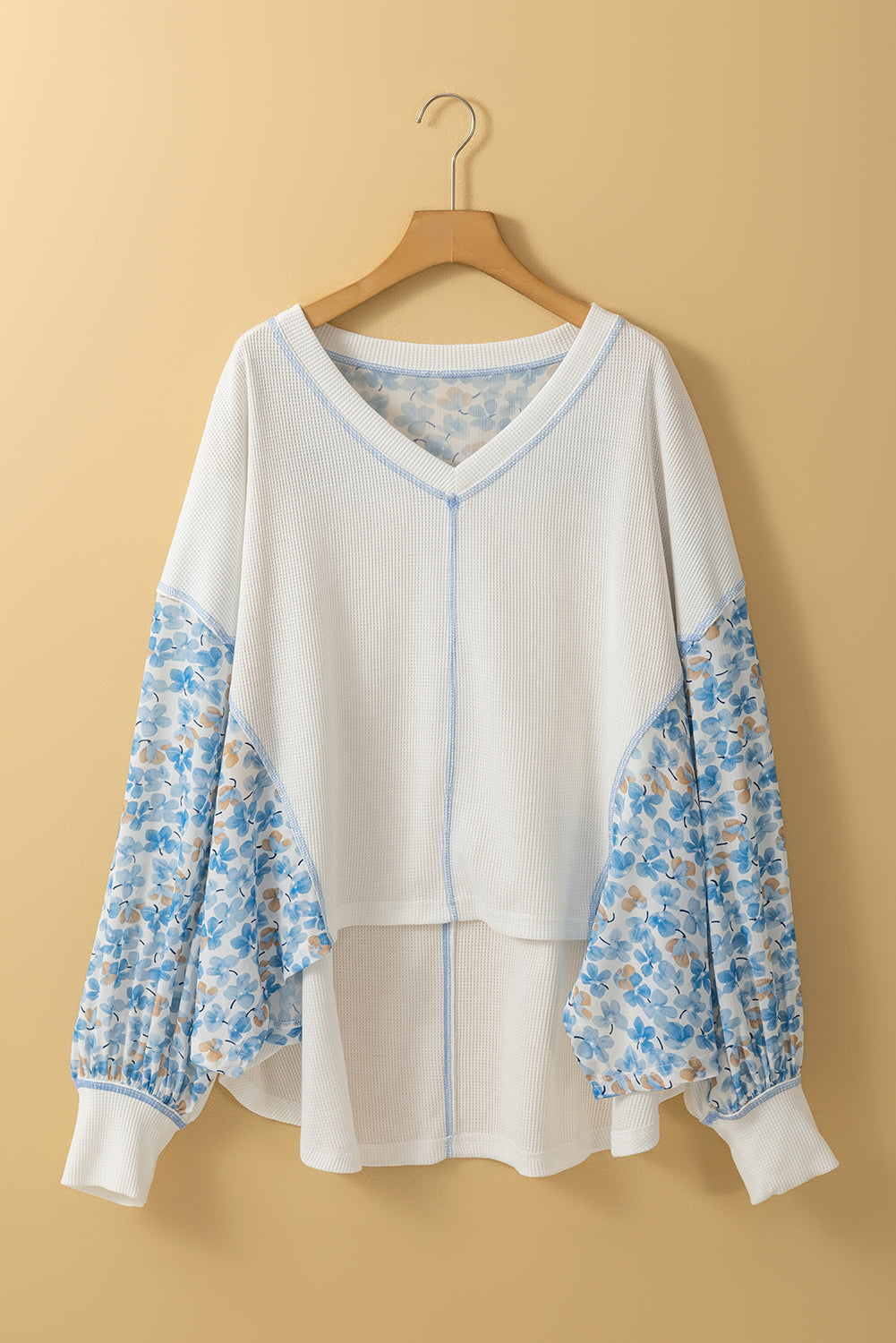 Floral Patch Batwing Blouse LT