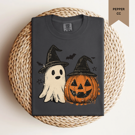 Pumpkin & Ghost Tee.