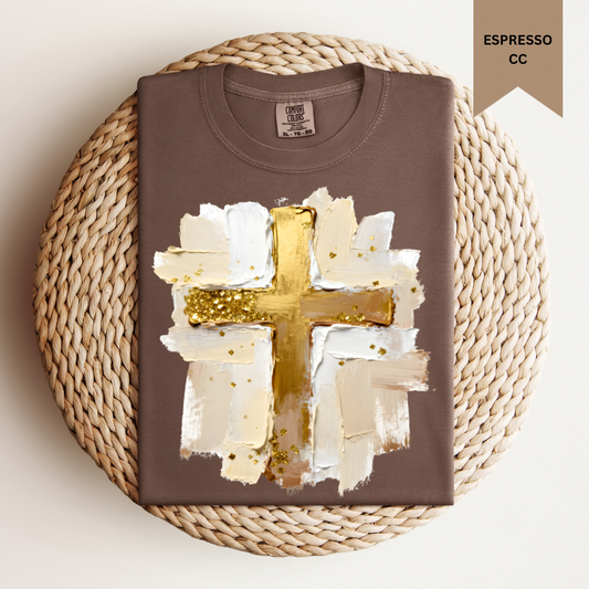 Watercolor Cross Tee.