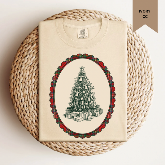 Plaid Christmas Tree Tee.