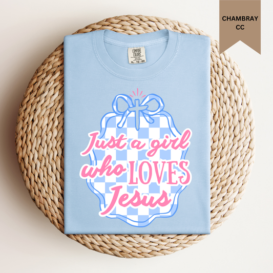 Girl Who Loves Jesus Tee.