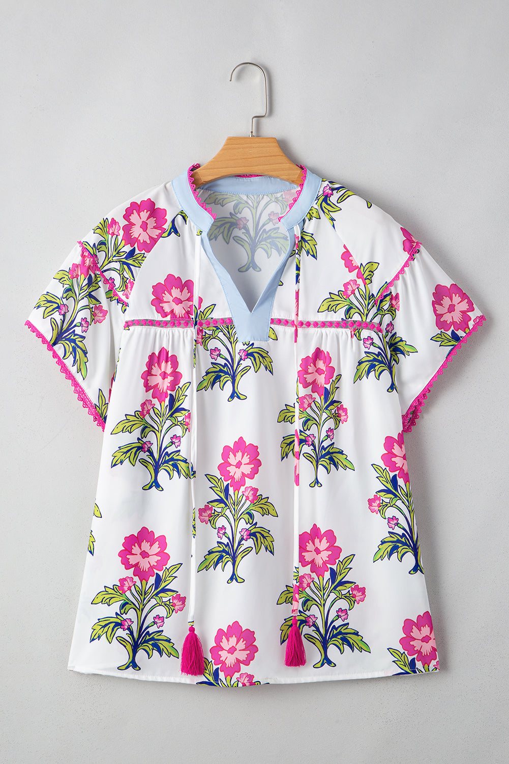 Rose Vintage Floral  Blouse RTS
