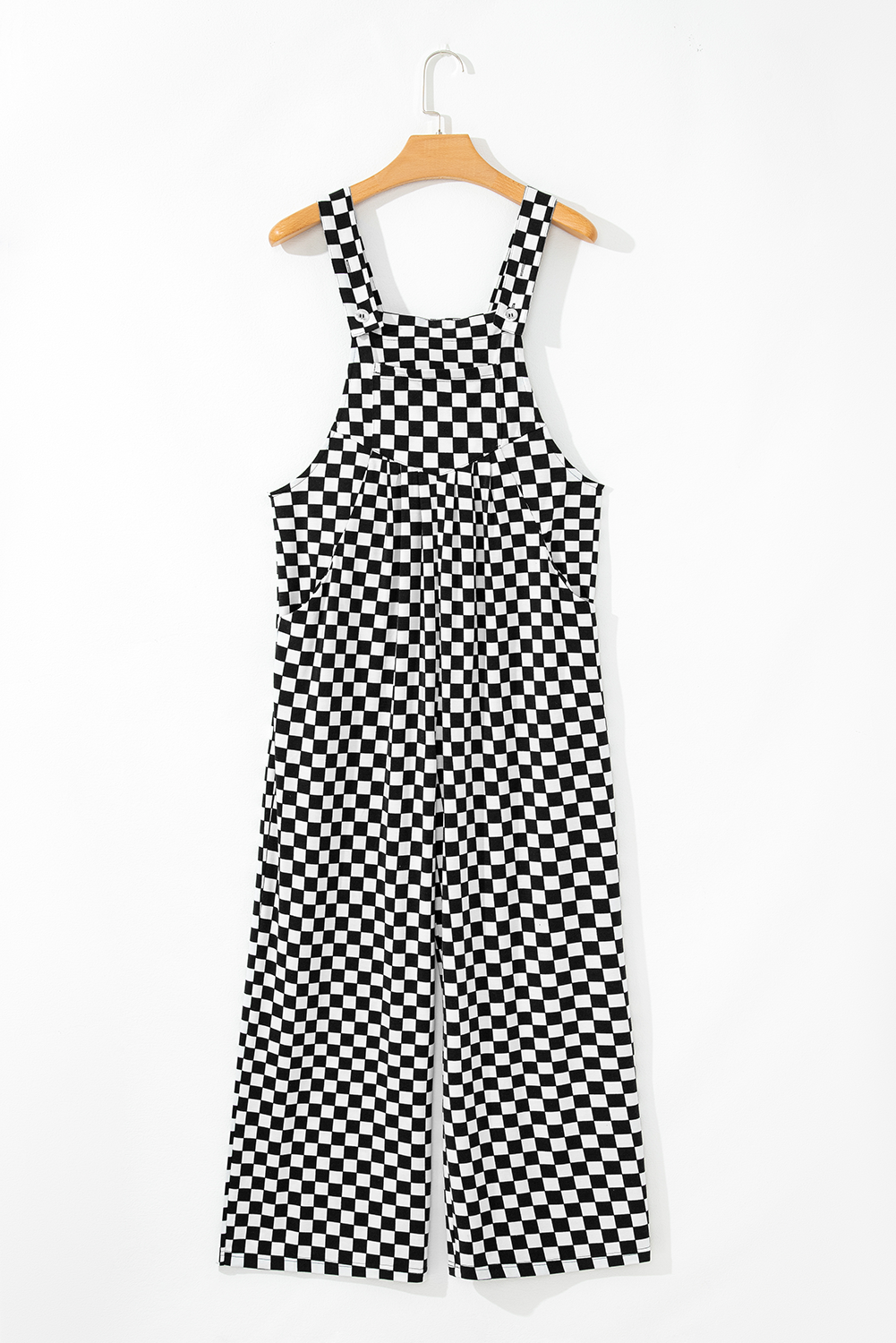 Checkered Wide Leg Jumpsuit RTS