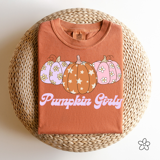Pumpkin Girly Tee.