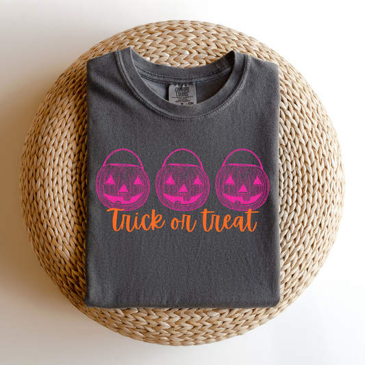 Neon Trick Or Treat Tee.