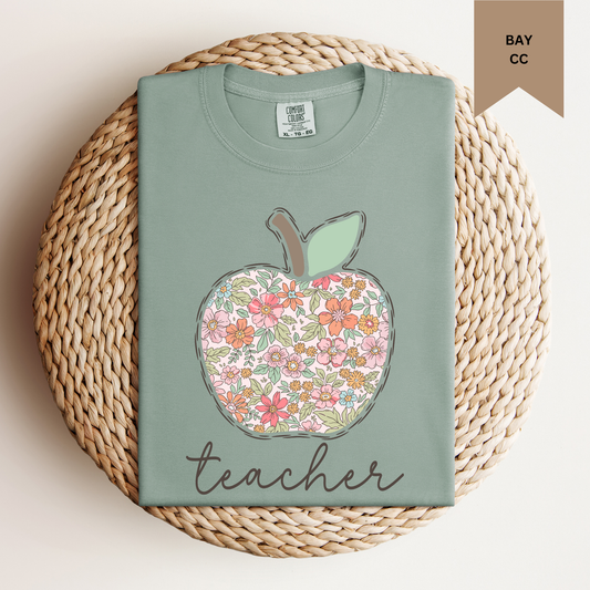Teacher Apple Tee.