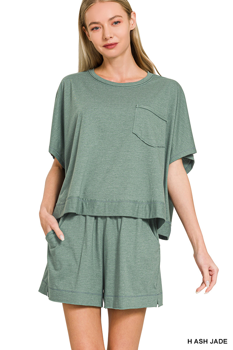 Exposed-Seam Boxy Set Zenana RTS