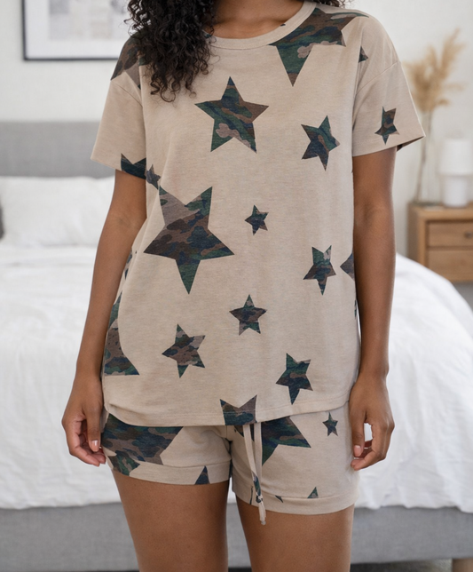 Camo Star Lounge Set