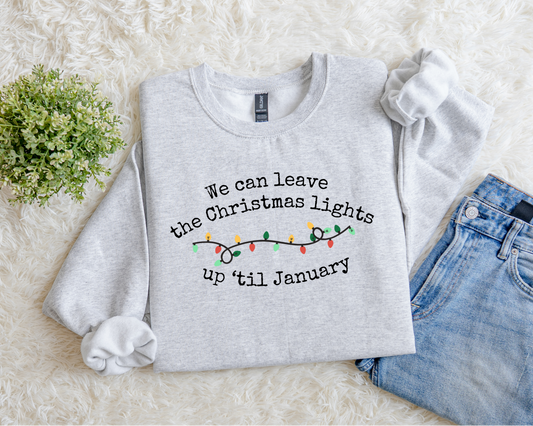 Christmas Lights Sweatshirt.