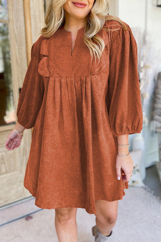 Cinnamon Corduroy Mini Dress LT