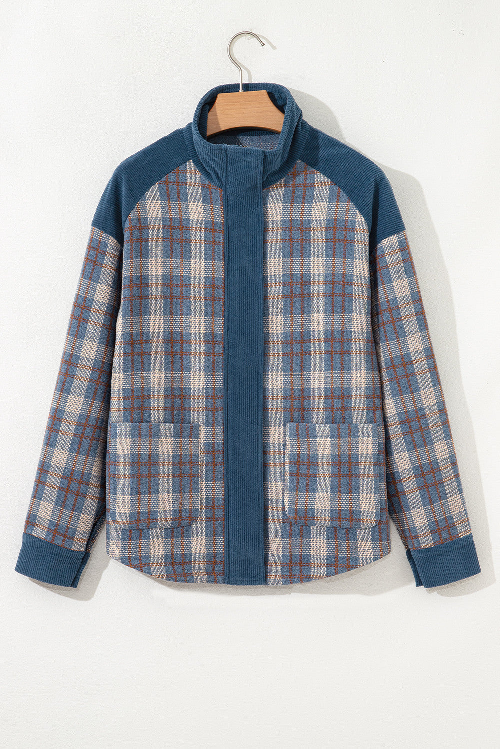 Corduroy Zip/Snap Button Jacket LT