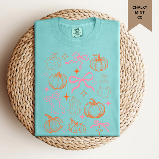 Pumpkins and Bows Tee.