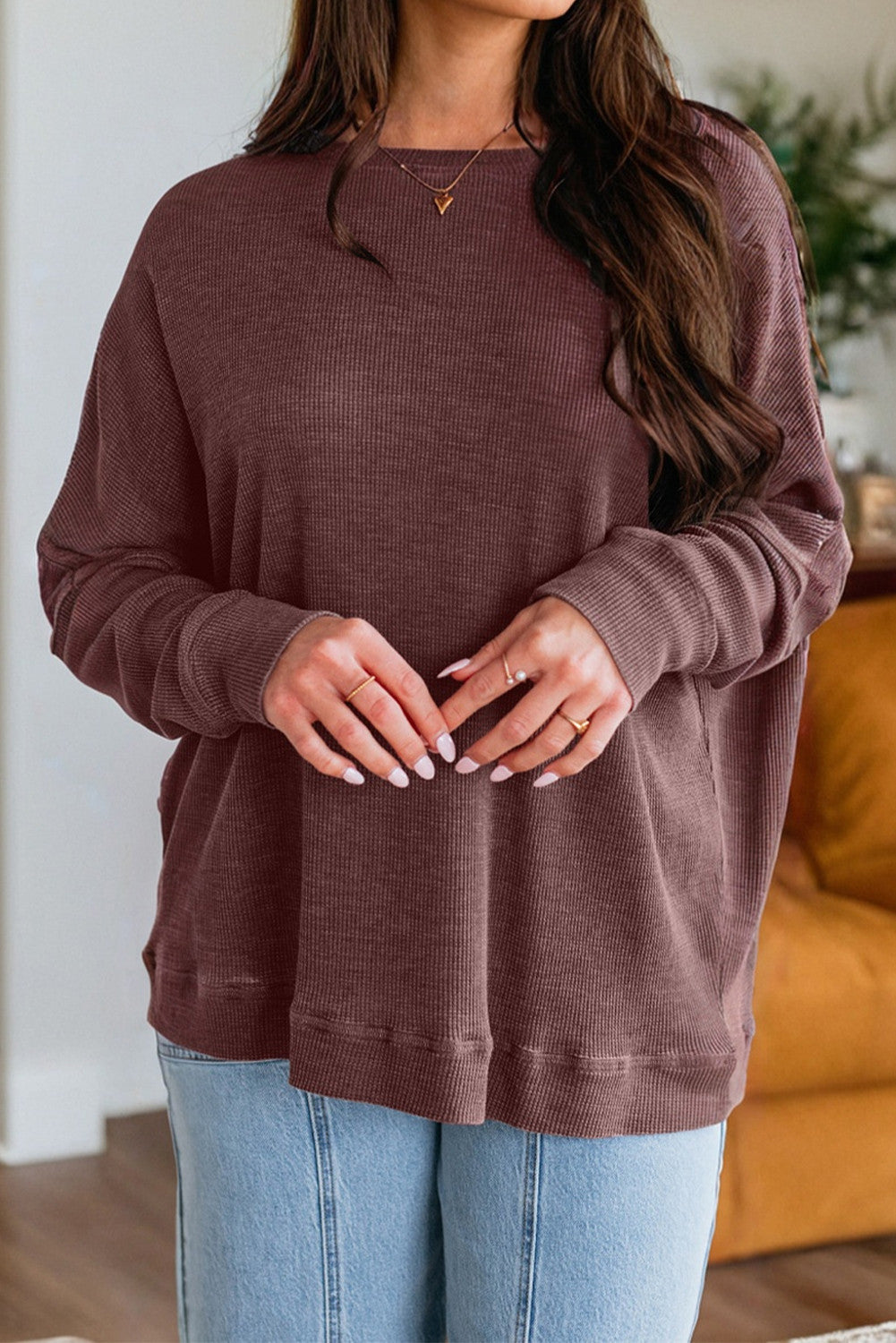 Waffle Knit Top FB