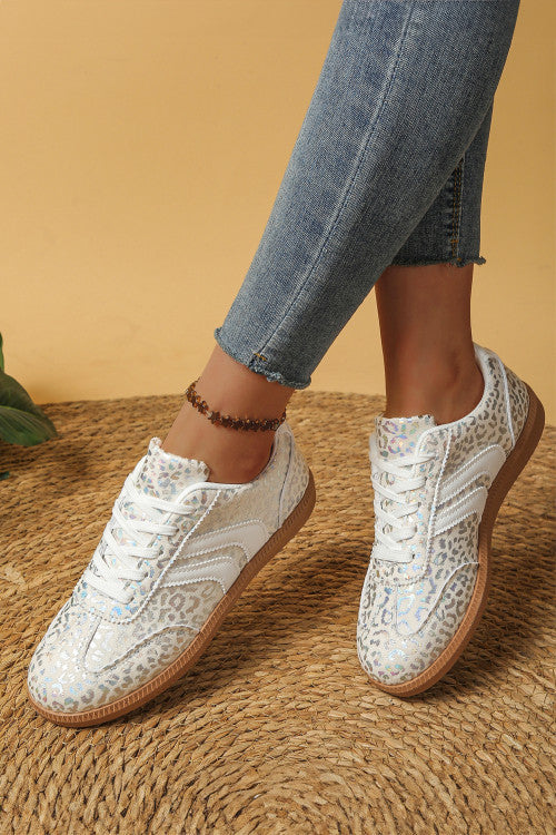 Shimmery Leopard Sneakers LT