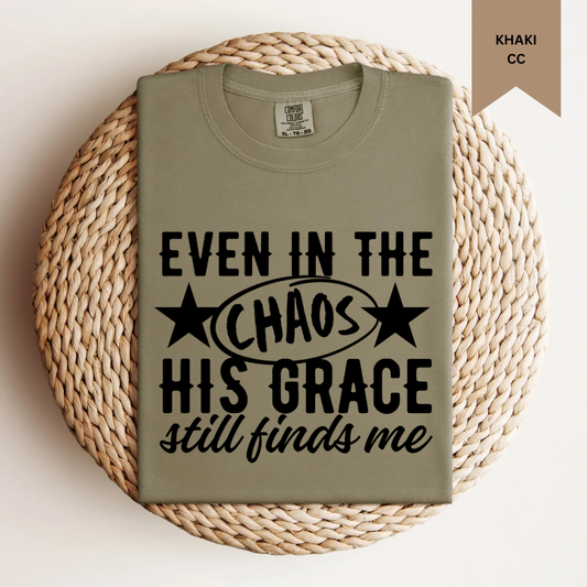His Grace Still Finds Me Tee.