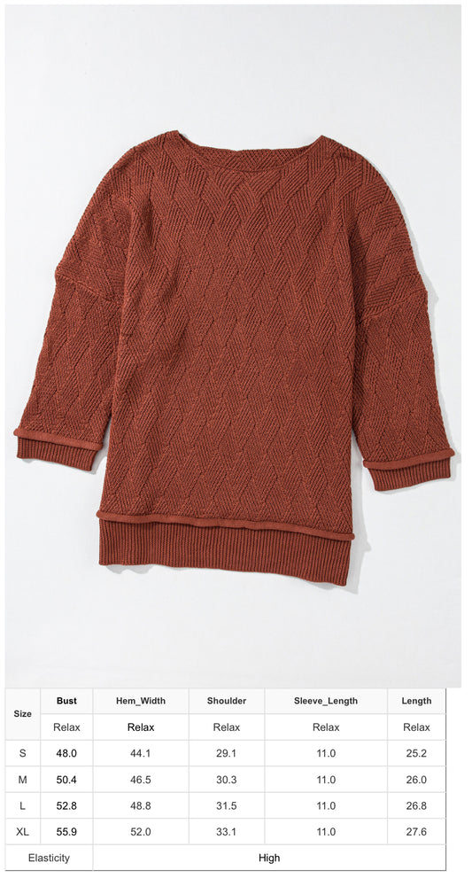 Burt Orange Sweater