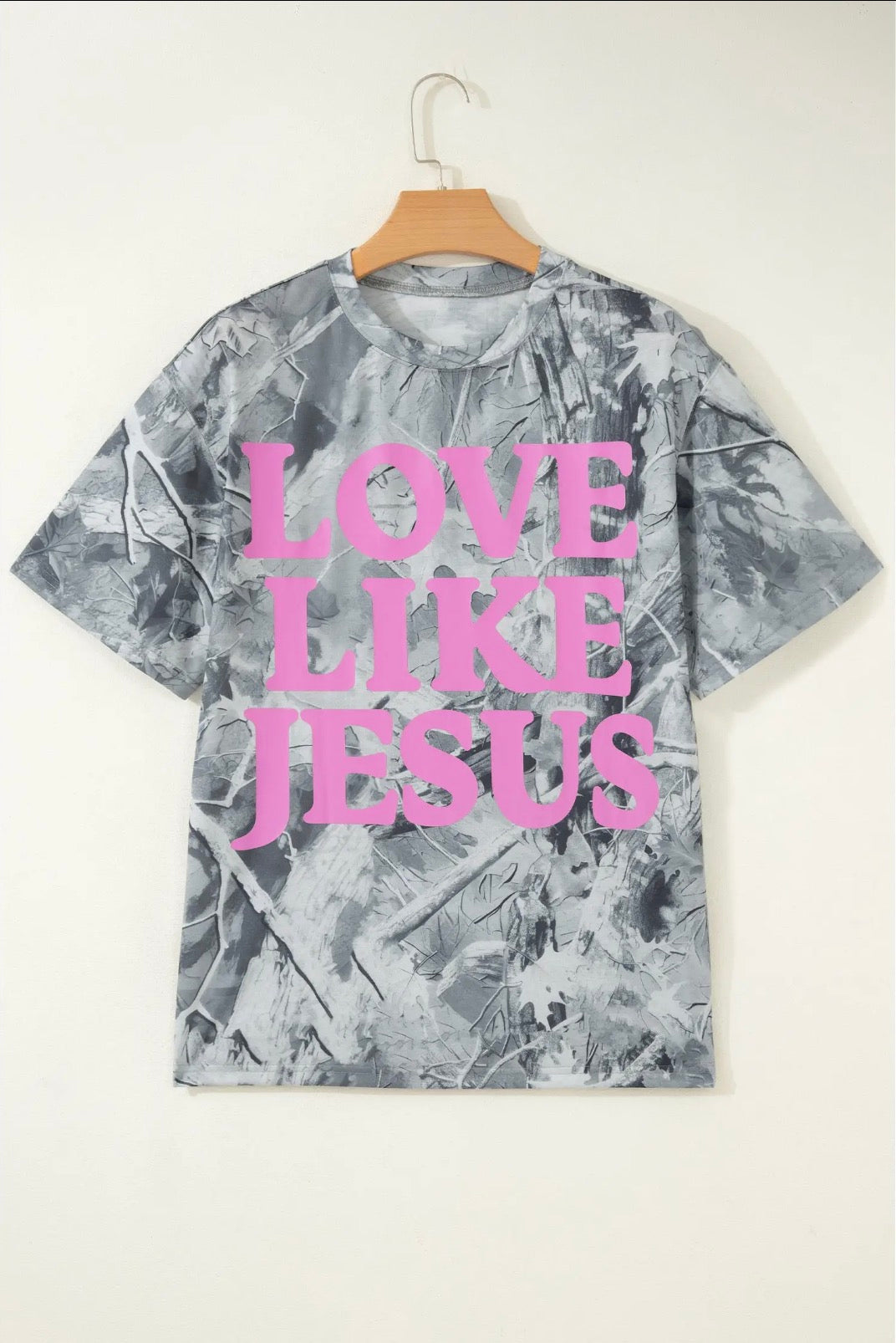Jesus Loves You Camo Top