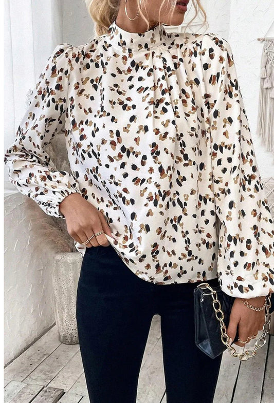 Cheetah Formal Blouse