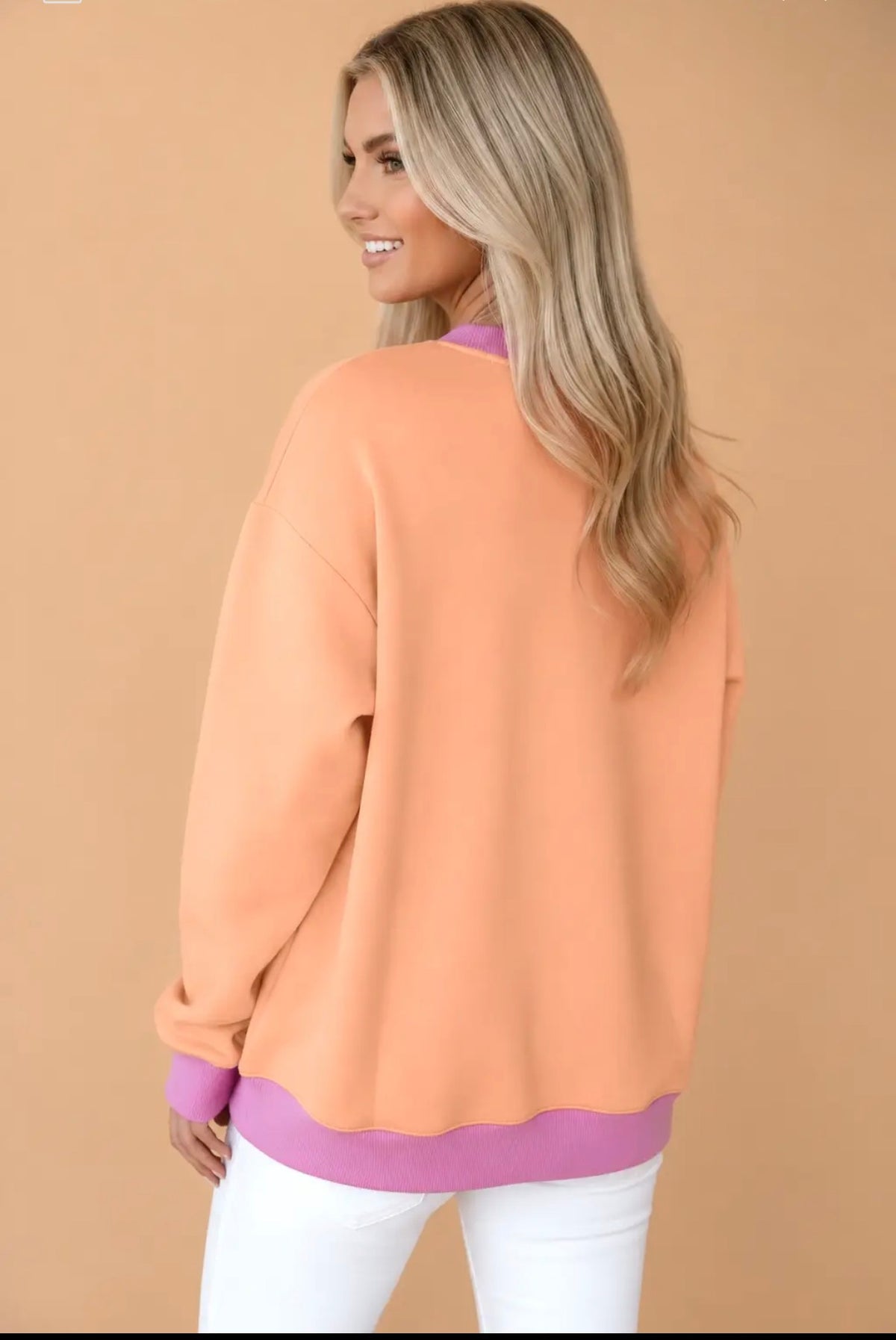 Pretty Bash Colorblock Crewneck